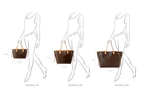 dimensions of louis vuitton neverfull mm|louis vuitton tote size chart.